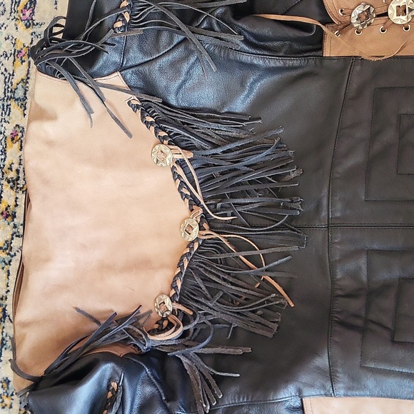 vinatge cowgirl style fringe leather jacket - Picture 9 of 9